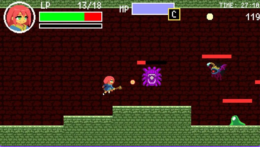 【PC/生肉/日式/ACT游戏/130M】 火焰法师小焰！~魔窟脱出作战~  Ver25.11.23 生肉版+自带全解放+日式ACT游戏+130M