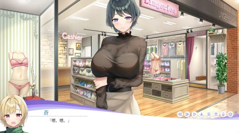 【PC/官方中文/2D/日系/SLG游戏/3.65G】内衣售卖员 (Lingeries/ランジェリーズ) Ver1.38 官方中文版+日系SLG游戏+3.65G